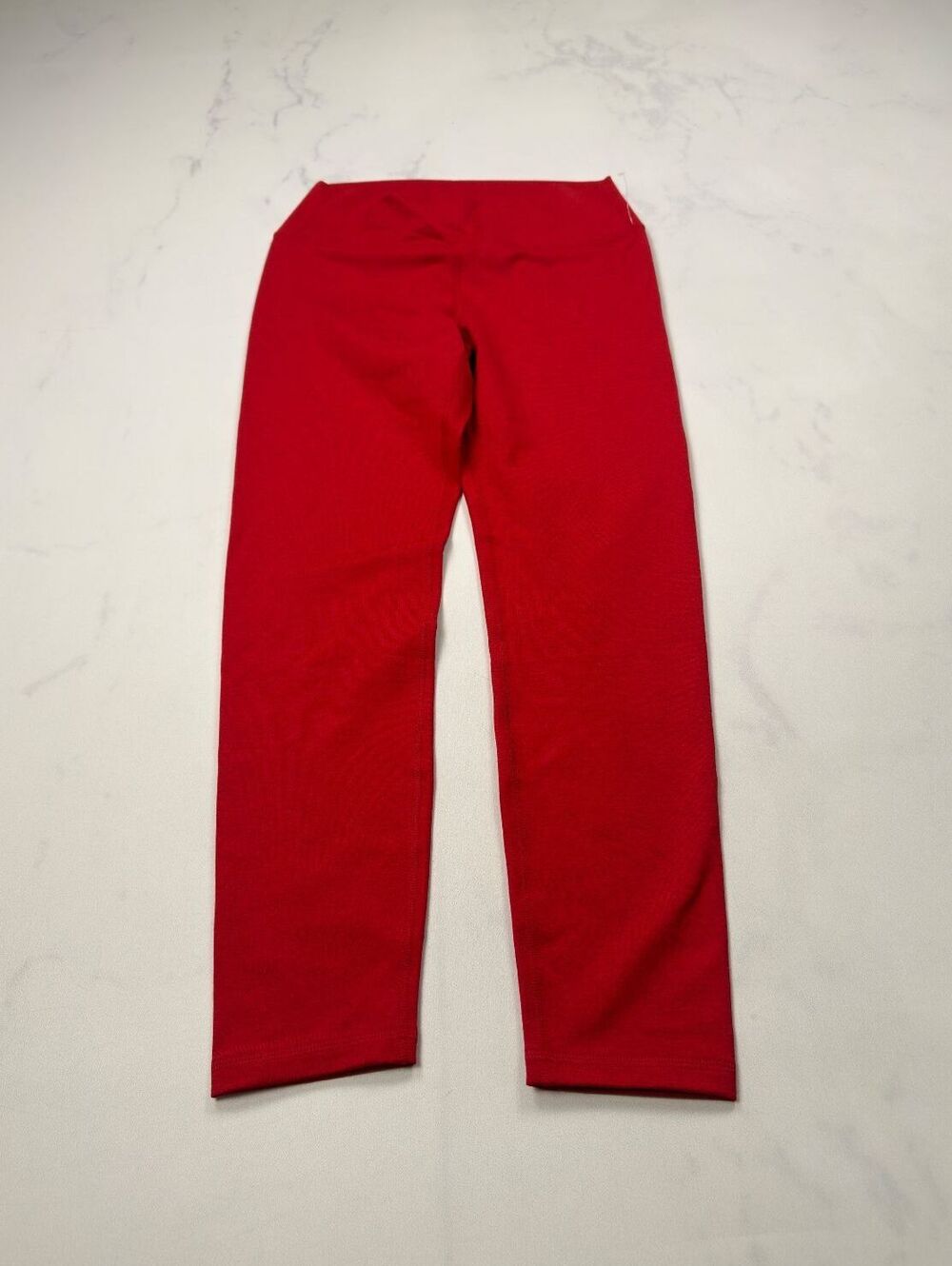 Old Navy Stretch Leggings Red 2010s Slim Fit Cloud+ - Womens M